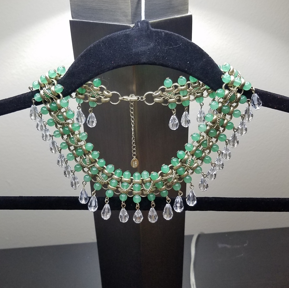 Danielle Stevens Glass Beaded Choker